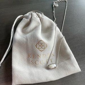 Kendra Scott Elisa Silver Short Pendant Necklace